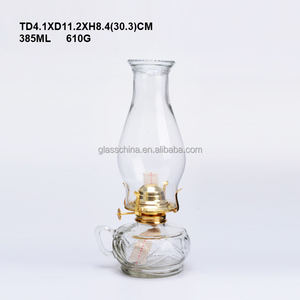 Lanterne à huile vintage en <span class=keywords><strong>verre</strong></span> vide, colorée vert-bleu, avec mèches, pour décoration intérieure et de table, cheminée de <span class=keywords><strong>lampe</strong></span> à huile - Product Image 4