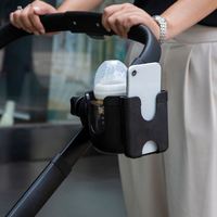 Tasse pour poussette 2 en 1 et support pour téléphone portable Accessoire pratique pour les parents en déplacement