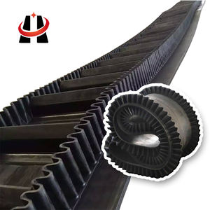 रेत अनाज खड़ी परिवहन के लिए 60 डिग्री झुकाव कन्वेयर बेल्ट - Product Image 1