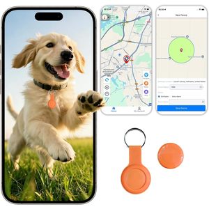 เครื่องติดตาม GPS สำหรับสัตว์เลี้ยง Wnrfg สำหรับแมวและสุนัข ติดตามตำแหน่งแบบเรียลไทม์ บลูทูธ ไวไฟ ไม่มีค่าบริการรายเดือน ปลอกคออัจฉริยะ - Product Image 1
