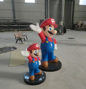 Artisanat en résine <span class=keywords><strong>MARIO</strong></span> BROS Sculpture personnalisée en fibre de verre de <span class=keywords><strong>Mario</strong></span> - Product Image 4