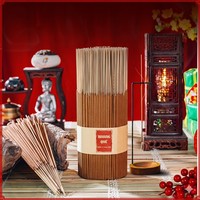 Bâtons d'encens à la cannelle biologique de qualité supérieure de 30 cm, longue durée, aromathérapie naturelle, parfum aromatique artisanal, écologique, parfum d'ambiance pour la maison