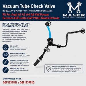 วาล์วกันกลับแบบสุญญากาศ MANER รุ่น OE 06F133781L 06F133781G ใช้ได้กับรถยนต์ Audi A1 A3 A4 A6 VW Scirocco EOS Jetta Golf POLO Skoda Octavia - Product Image 4