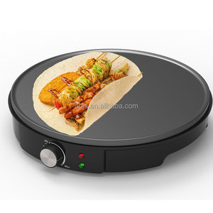 AOJA Factory <span class=keywords><strong>Crep</strong></span> Maker Plato de cocina de gran tamaño Perilla de control de temperatura ajustable Indicadores de luz listos para potencia Pies antideslizantes - Product Image 5