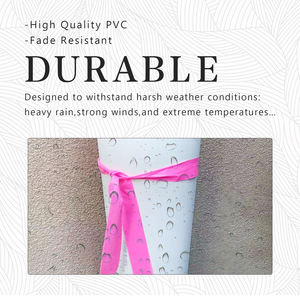 6-Pack PVC sinalização fita cores sortidas não-adesivo dupla face fita plástica para Levantamento Árvore Marcação e Neon Iluminação - Product Image 4