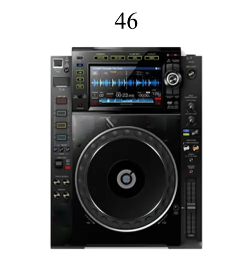 etbc เครื่องเล่น DJ LP แบบพกพารูปลักษณ์แฟชั่นสมัยใหม่สวิตช์สไลด์ Scratch ในตัวพร้อม USB เล่นและแผ่นเสียงบันทึก