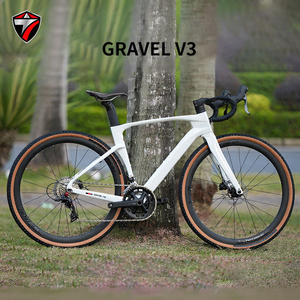 Vélo de gravier SEN TYEH ES7000 sans fil avec frein à disque hydraulique 13 vitesses, roue en alliage AL7005, pneu large INNOVA 700*40C, ultra léger 9,9 kg - Product Image 1