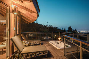 Casa de Madera Modular de Lujo, Casa Prefabricada en Forma de Árbol, Kit de Cabaña de Madera con Piscina, Resort Forestal, Terraza al Aire Libre, <span class=keywords><strong>Chalet</strong></span> - Product Image 3