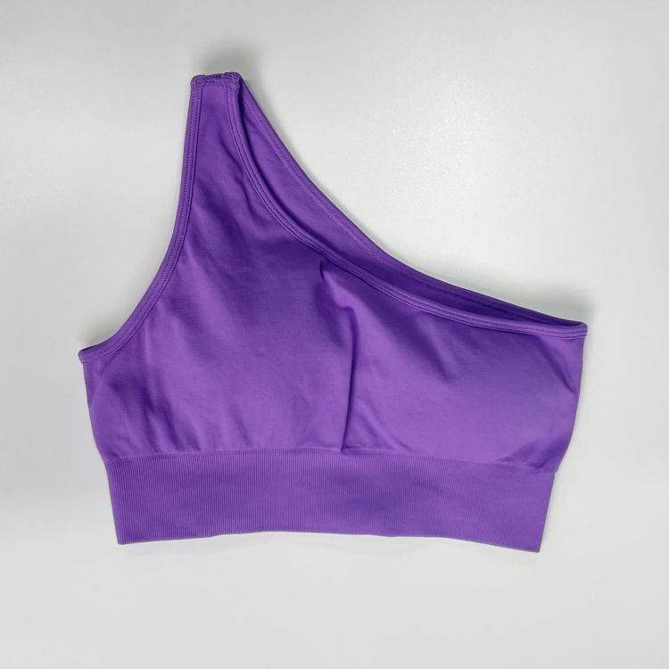Reggiseno monospalla viola