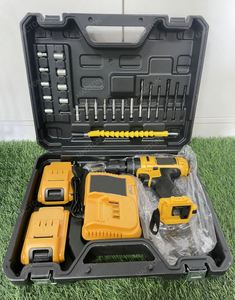 Perceuse sans fil à moteur à balais, batterie au lithium, perceuse-visseuse électrique pour la maison et le bricolage - Product Image 6