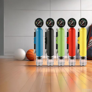 Pompe Mini Portable JetCool en Gros, Simple, Multifonctionnelle pour Ballons de Basket et de Football, en Plastique Noir/Rouge, pour Usage Domestique et Extérieur - Product Image 1