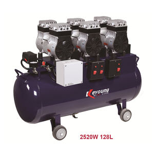 For Six <strong>Dental</strong> <strong>Unit</strong> <strong>Chair</strong> High Flow and High Pressure Air Compressors Medical Silent Air Compressors <strong>Electric</strong> With Wheels - Product Image 3
