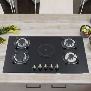 Quemador de vidrio para cocina, estufa de Gas <span class=keywords><strong>sin</strong></span> placa calefactora, perillas de Metal eléctrico con quemador, aplicación doméstica - Product Image 6