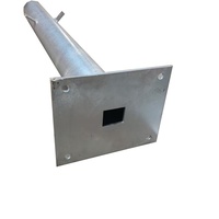 Poste de Soporte para Monitor CCTV Inteligente Personalizado - Soporte de Montaje de Acero Galvanizado en Caliente para Infraestructura de Seguridad