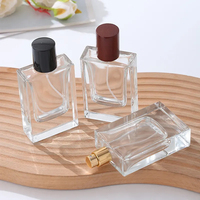 Bouteilles en verre rechargeables en gros pour cosmétiques et flacons vaporisateurs de parfum 30 ml avec bouchon pulvérisateur transparent, fabricant d'impression sérigraphique