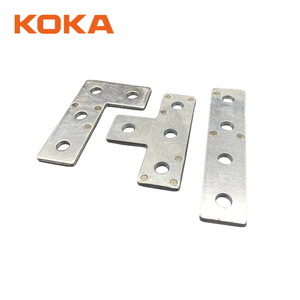 Accessoires de canal galvanisés électriques galvanisés plongés à chaud de garnitures de plat plat de contrefiche - Product Image 1