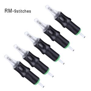 เข็มสักลายแบบใช้แล้วทิ้งชนิดกึ่งถาวร RM/RL/M1/RS ขนาด 0.35 มม. สำหรับเครื่องสักลาย ขายส่ง - Product Image 1