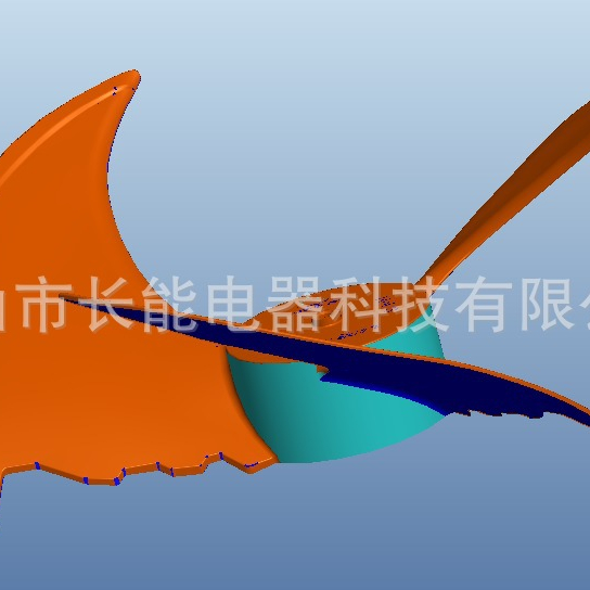 Пластиковый осевой вентилятор