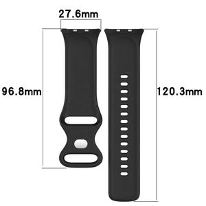 สายรัดข้อมือยางแบบระบายอากาศสำหรับกีฬา ขายส่ง พร้อมหัวเข็มขัดแบบ Snap สำหรับนาฬิกา Huawei HONOR WATCH X5 - Product Image 4