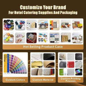 Fundas de Papel para Vasos de Café Impresas Personalizadas, Fundas de Papel Kraft Corrugado para Bebidas Calientes, para Vasos de Té de Burbujas - Product Image 6