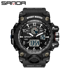 Reloj Deportivo Digital Unisex SANDA 3169, Elegante y Único Reloj Electrónico de Pulsera, Reloj Casual Unisex para Exteriores - Product Image 1