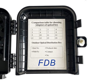 APT-8C FTTH Waterproof 8 Core Fiber Distribution Box 1/8 for <b>Telecommunication</b> with 3-Year Warranty - Product Image 2