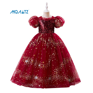 Mqatz Giáng Sinh Trẻ Em Bên Váy Trẻ Em Phong Cách Châu Âu Vải Lưới Đám Cưới Đảng Chủ Đề Trang Trí Bóng Áo Choàng Lp 520 - Product Image 4