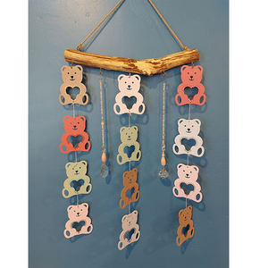 Drijfhout Muur Hangende Sieraden Hanger-Rustieke Handgemaakte Houten Logs Opknoping Tak Decor Met 5 Haken Voor Ambachten - Product Image 3