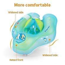 Bouée de natation pliable et portable en PVC pour bébé, avec conception de sécurité écologique, étanche et durable pour la piscine des tout-petits - Product Image 5