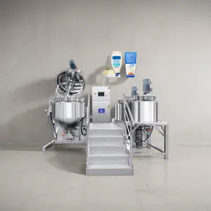 Nieuwe Mayonaise Maken Machine Mengmachine Met Interne Circulatie Voor Kleine Productie Automatische 300 Liter Bodemontlading