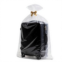 Grands sacs de rangement plats transparents de qualité alimentaire 35"x47" pour couvertures, oreillers, vêtements et édredons - Fabriqués en Chine (2 Mil/5 unités)