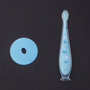 Cepillo de dientes de cerdas suaves hecho a medida con ventosa de silicona para niños, cepillo de dientes manual SLC001 - Product Image 4