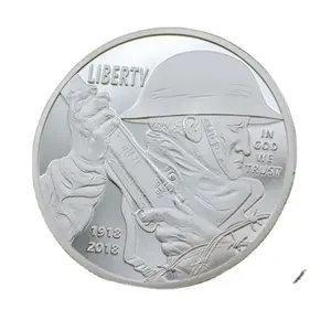 Памятная монета США свободы 1918-2018 лет, Юбилейная коллекция, монета, искусство, сувенир, коллекционные монеты