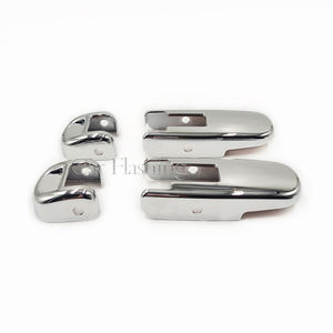 غطاء مفصلة جانبية لغطاء المحرك، حامي غطاء لسيارة هامر H2 SUV SUT 2003-2009، كروم، 4 قطع، اكسسوارات سيارات، إطار أضواء جانبية للأبواب - Product Image 2