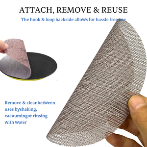 Disco de Lijado de Malla de 5 Pulgadas, Antiobstrucción, Papel de Lija Redondo sin Polvo para Lijado entre Capas, Madera Fina - Product Image 1