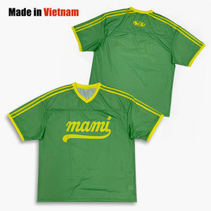 Camiseta de Fútbol Americano Retro Personalizada para Adultos, Diseño de Malla Transpirable, Opción de Talla Grande, Impresión Digital, Protección UV, Secado Rápido - Product Image 1