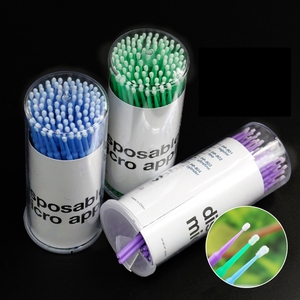100 Hisopos Aplicadores Desechables de Microfibra S M L, Pinceles para Pestañas, para Uso Profesional en Salones de Belleza y PMU, Set Profesional - Product Image 5