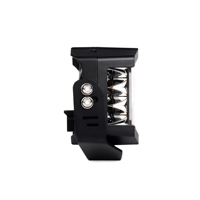 Feux LED de type pod de 5 pouces 120W série 3065 avec DRL ambre, faisceau spot latéral, pour conduite tout-terrain, travail, Jeep, camion, VTT, UTV