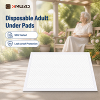 Alèses jetables Kimlead pour l'évaluation de l'incontinence avec grille de mesure des fluides pour les cliniques d'urologie