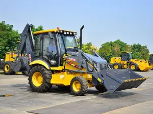 Hàng đầu Trung Quốc backhoe máy xúc loader xc870k 4 bánh xe nhỏ nhỏ backhoe loader