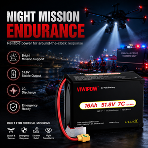 Yüksek Kapasiteli Enerji Depolama Modülü 14S 51.8V 16Ah 7C Tüm Gün Çalışma İçin Endüstriyel Hava Aracı - Product Image 5