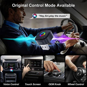 Spovan Portable Mini Wired Become Wireless Carplay <span class=keywords><strong>Android</strong></span> Auto Usb Tipo C 2 en 1 <span class=keywords><strong>Car</strong></span> Play Adapter para coche - Product Image 6