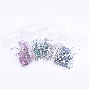 Strass SS4-SS20 opale pour ongles, tailles multiples, en cristal coloré, à fond plat, pour Nail Art, décorations pour vernis Gel UV 3D à faire soi-même, 1 boîte - Product Image 5