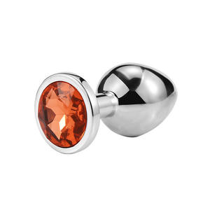 Kit de jouets sexuels anaux - Plugs anaux en acier inoxydable écologiques et étanches, ornés de pierres, pour débutants et couples - Product Image 5