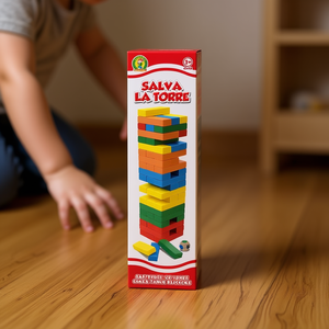 Save The Tower Game Stacking <b>Blocks</b> 29x8x8 Cm For Kids Age 3+ - Product Image 3