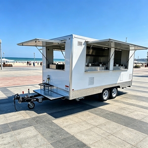 Nouveau Food Truck Rétro Mobile Moderne en Acier Inoxydable, Tôle Galvanisée, Aluminium et Fibre de Verre – Vente en Gros - Product Image 5