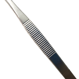 Pinzas para Tejidos de Acero Inoxidable, Pinzas de Disección Rectas, Pinzas Médicas para Aplicación de Apósitos con Dientes - Product Image 4