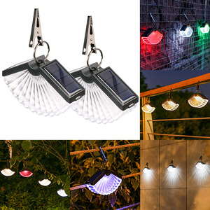 Luces solares para jardín, lámpara decorativa LED colgante impermeable para exteriores, para patio, balcón, valla, luz de pared - Product Image 1