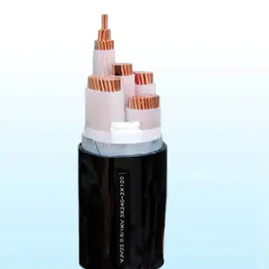 Low voltage XLPE Insulation copper conductor PVC sheath YJV YJV22 4x95mm2 POWER CABLE