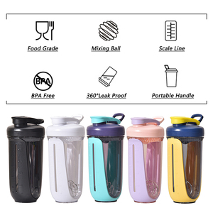 Custom Silk Print Logo 680ml Sports Water <strong>Bottle</strong> for Gym Shaker Cup <strong>Protein</strong> Shaker Cup Promotional Gifts Shaker <strong>Bottle</strong> Gym - Product Image 3